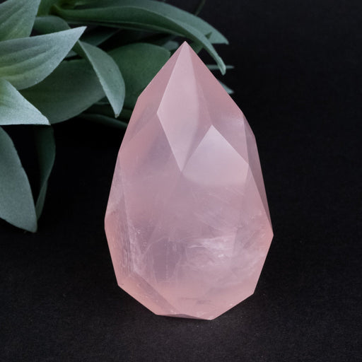 Rose Quartz Faceted Point 181 g 73x40mm - InnerVision Crystals