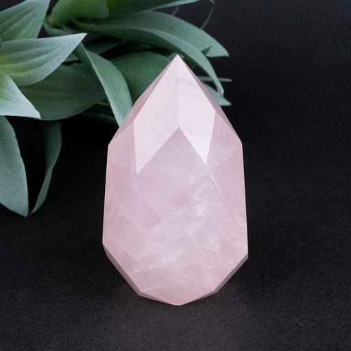 Rose Quartz Faceted Point 181 g 73x41mm - InnerVision Crystals