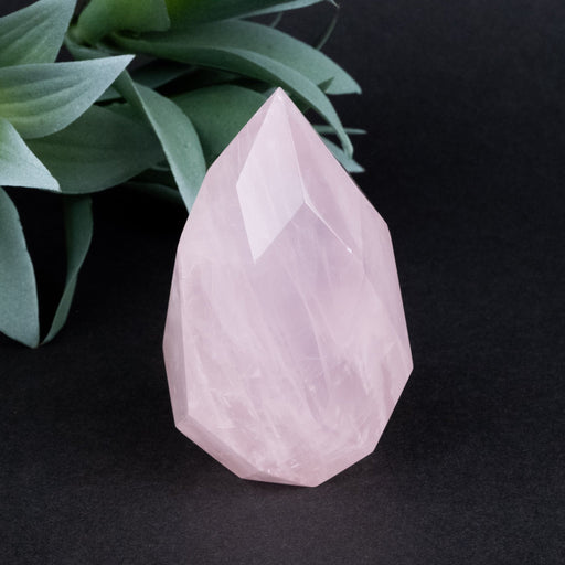 Rose Quartz Faceted Point 181 g 73x41mm - InnerVision Crystals