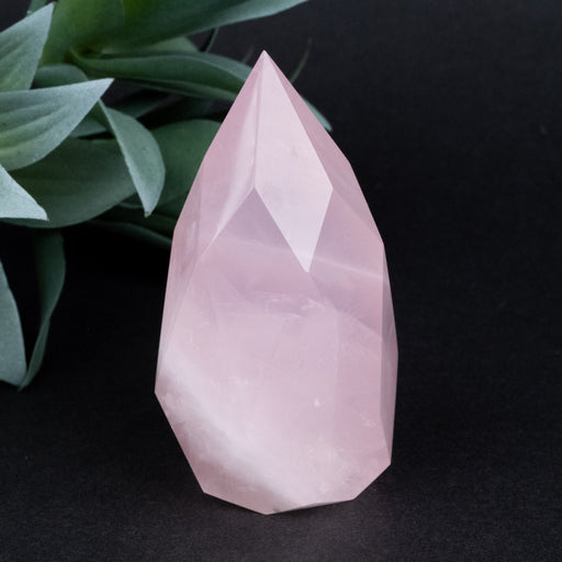 Rose Quartz Faceted Point 181 g 80x40mm - InnerVision Crystals