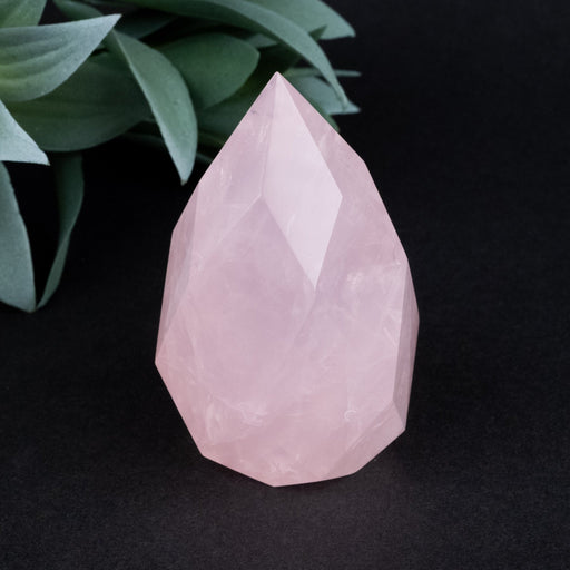Rose Quartz Faceted Point 183 g 71x42 - InnerVision Crystals