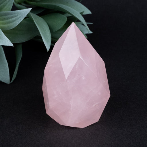 Rose Quartz Faceted Point 183 g 71x42 - InnerVision Crystals