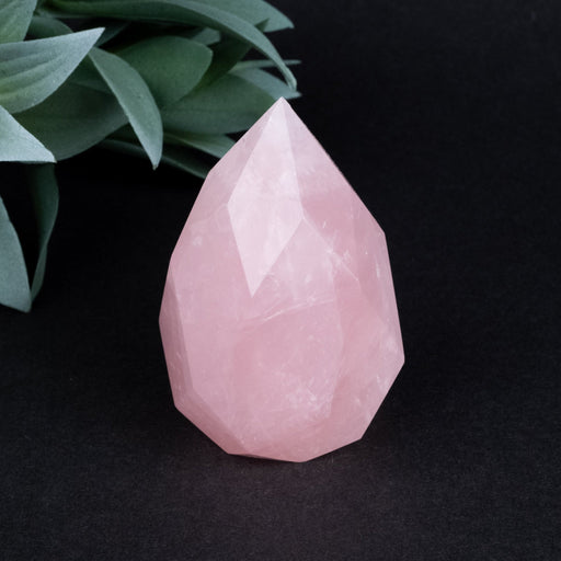 Rose Quartz Faceted Point 187 g 69x43mm - InnerVision Crystals