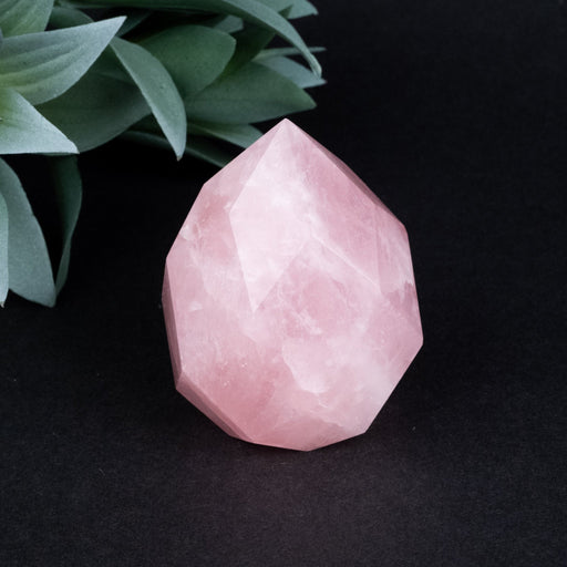 Rose Quartz Faceted Point 199 g 64x47mm - InnerVision Crystals