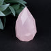 Rose Quartz Faceted Point 199 g 77x42mm - InnerVision Crystals