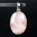 Rose Quartz Pendant 8.72 g 40x20mm .925 Silver - InnerVision Crystals