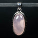 Rose Quartz Pendant 9.50 g 42x18mm .925 Silver - InnerVision Crystals