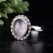 Rose Quartz Ring 11x8mm size 10 - InnerVision Crystals