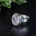 Rose Quartz Ring 12x10mm Size 8.5 - InnerVision Crystals