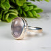 Rose Quartz Ring 14x10mm Size 7 - InnerVision Crystals