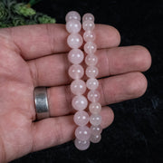 Rose Quartz Bead Bracelets | WHOLESALE CLEARANCE - InnerVision Crystals