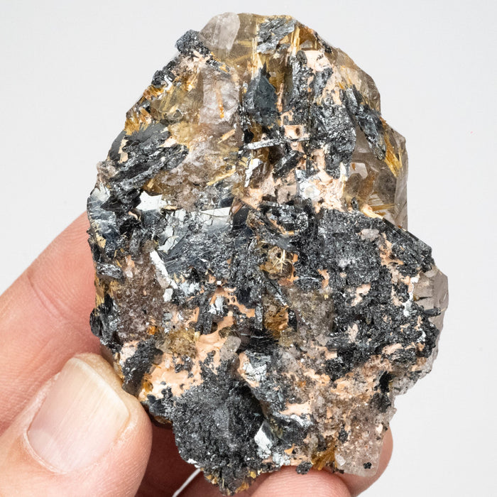 Rutile in Quartz 104 g 67x47mm - InnerVision Crystals