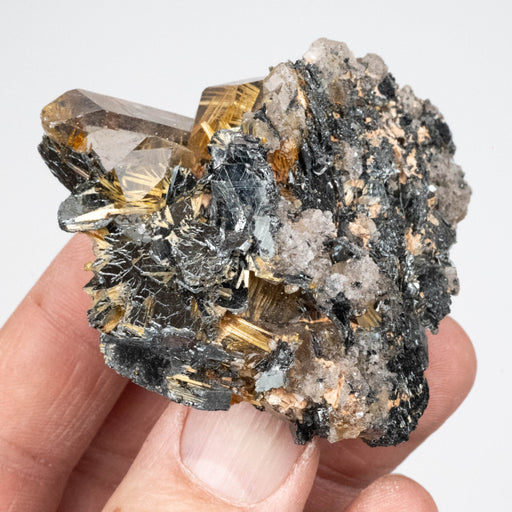 Rutile in Quartz 125 g 64x56mm - InnerVision Crystals