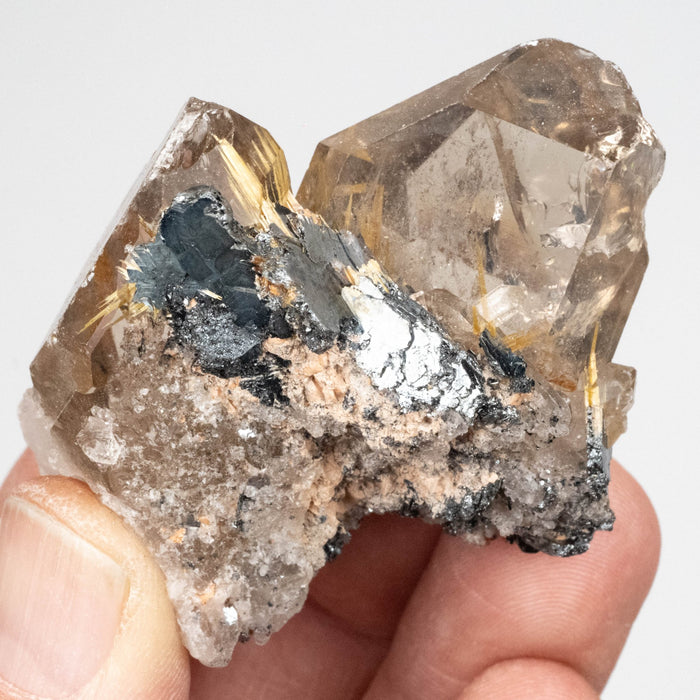 Rutile in Quartz 75 g 55x48mm - InnerVision Crystals