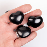Shungite Heart 35x30mm - InnerVision Crystals