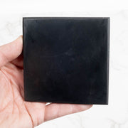 Shungite Tile / Coaster 100mm - InnerVision Crystals
