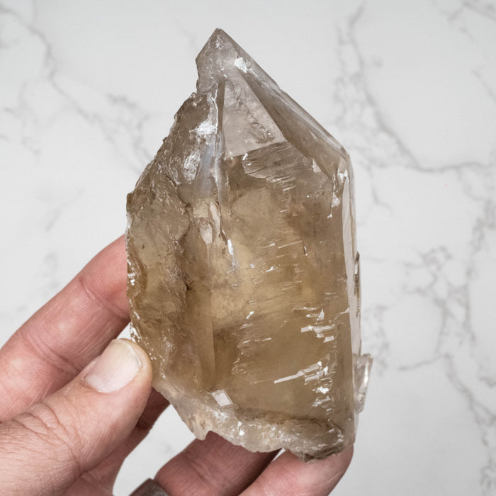 Smoky Citrine Crystal 392 g 117x61mm *DING - InnerVision Crystals