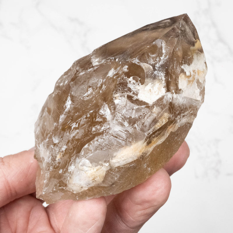 Smoky Citrine Crystal 413 g 101x77mm - InnerVision Crystals