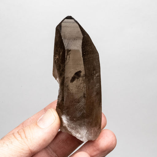Smoky Lemurian Seed Crystal 134 g 93x37mm - InnerVision Crystals