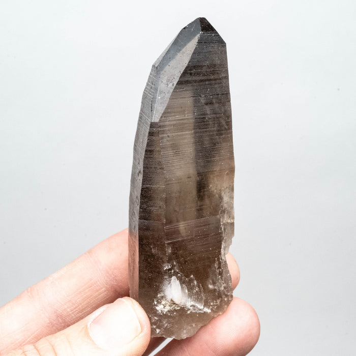 Smoky Lemurian Seed Crystal 134 g 93x37mm - InnerVision Crystals