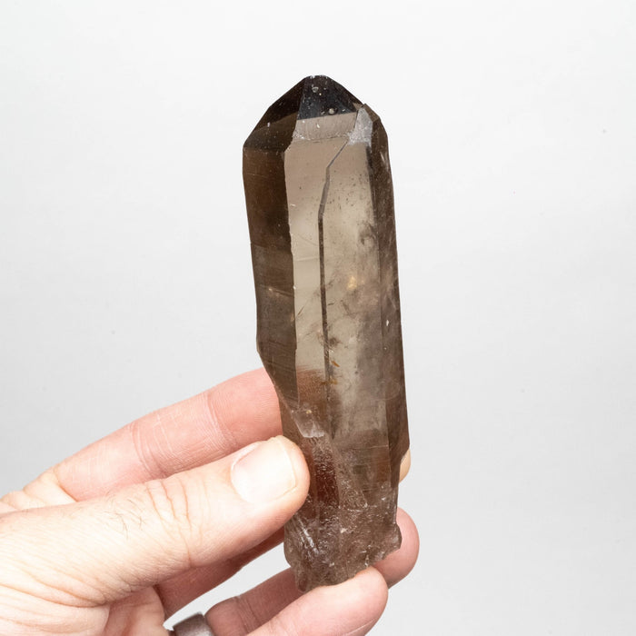 Smoky Lemurian Seed Crystal 140 g 122x32mm - InnerVision Crystals