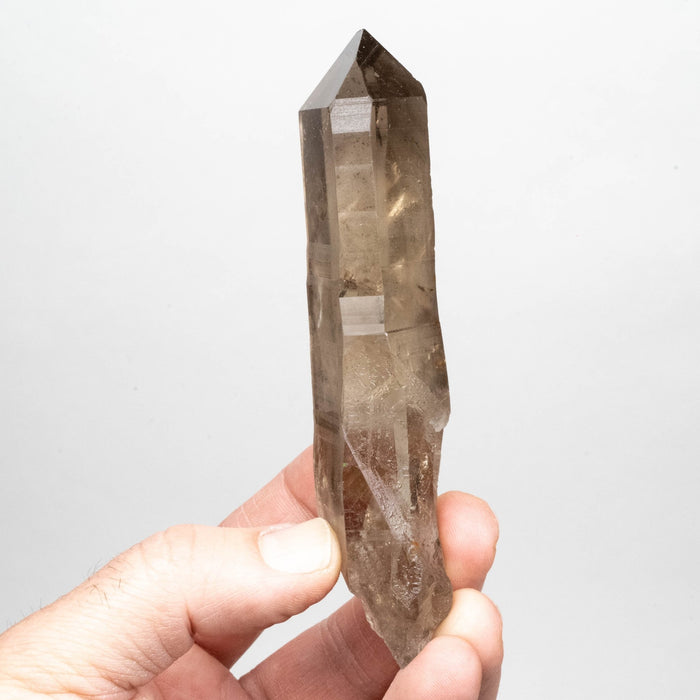 Smoky Lemurian Seed Crystal 140 g 122x32mm - InnerVision Crystals