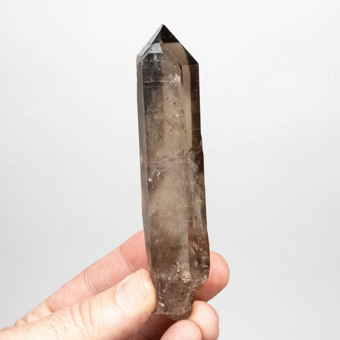 Smoky Lemurian Seed Crystal 140 g 122x32mm - InnerVision Crystals