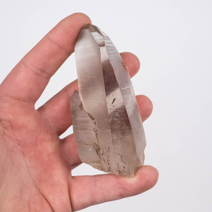 Smoky Lemurian Seed Crystal 168 g 96x43mm - InnerVision Crystals
