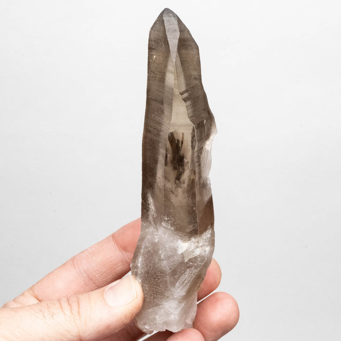 Smoky Lemurian Seed Crystal 176 g 140x31mm - InnerVision Crystals