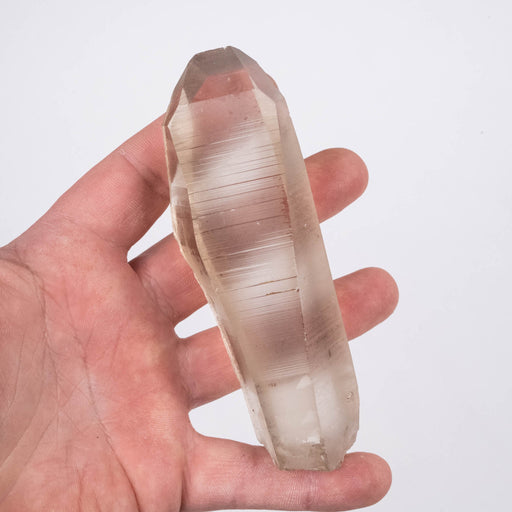 Smoky Lemurian Seed Crystal 208 g 121x40mm - InnerVision Crystals