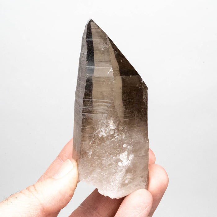 Smoky Lemurian Seed Crystal 236 g 99x45mm - InnerVision Crystals