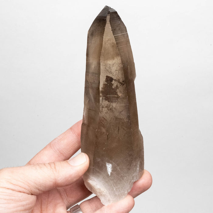 Smoky Lemurian Seed Crystal 346 g 154x47mm - InnerVision Crystals