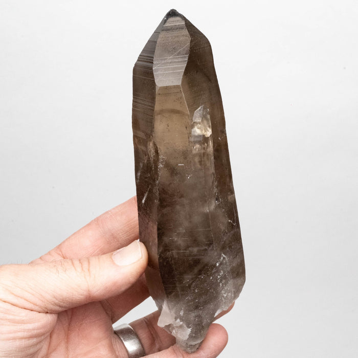 Smoky Lemurian Seed Crystal 420 g 161x47mm - InnerVision Crystals