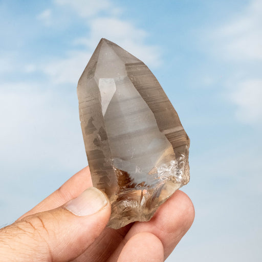 Smoky Lemurian Seed Quartz Crystal 108 g 72x41mm - InnerVision Crystals