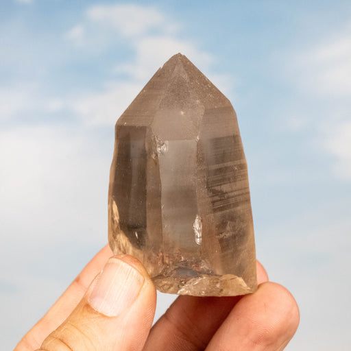 Smoky Lemurian Seed Quartz Crystal 123 g 66x46mm - InnerVision Crystals