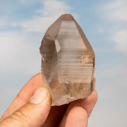 Smoky Lemurian Seed Quartz Crystal 131 g 70x43mm - InnerVision Crystals
