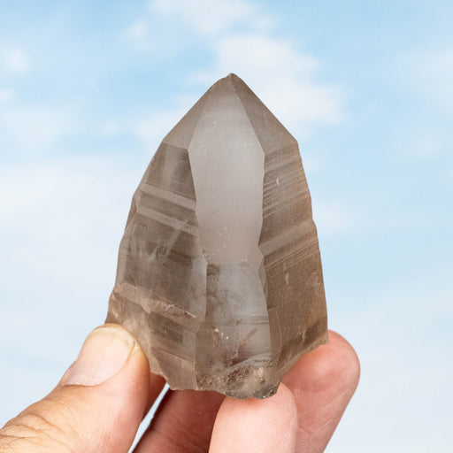 Smoky Lemurian Seed Quartz Crystal 133 g 66x50mm - InnerVision Crystals