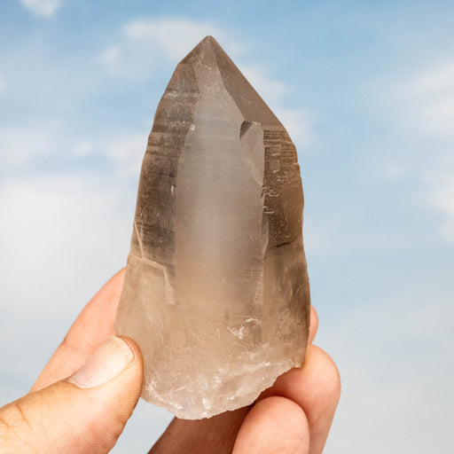 Smoky Lemurian Seed Quartz Crystal 141 g 81x45mm - InnerVision Crystals