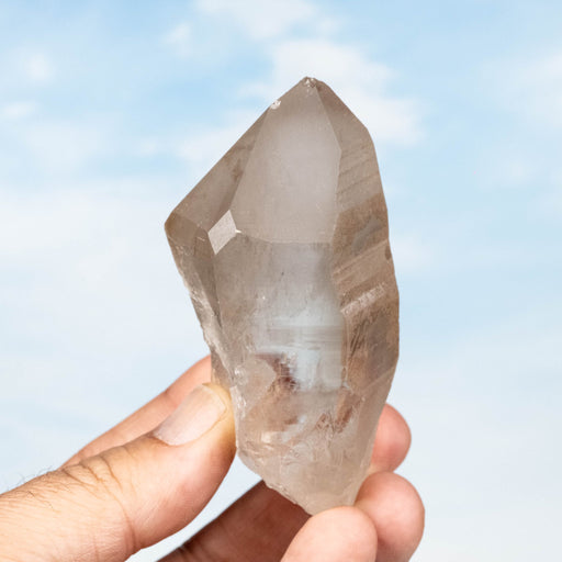 Smoky Lemurian Seed Quartz Crystal 184 g 87x42mm - InnerVision Crystals