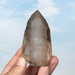 Smoky Lemurian Seed Quartz Crystal 195 g 85x47mm - InnerVision Crystals
