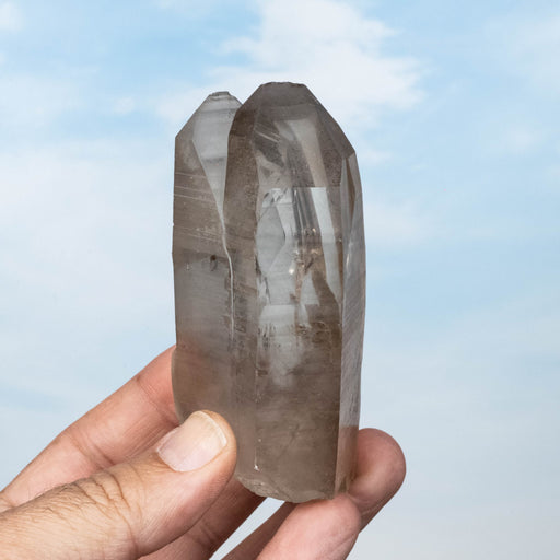 Smoky Lemurian Seed Quartz Crystal 232 g 98x43mm - InnerVision Crystals