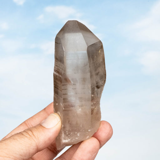 Smoky Lemurian Seed Quartz Crystal 244 g113x42mm - InnerVision Crystals
