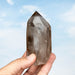 Smoky Lemurian Seed Quartz Crystal 296 g 100x46mm - InnerVision Crystals