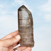 Smoky Lemurian Seed Quartz Crystal 350 g 137x47mm - InnerVision Crystals