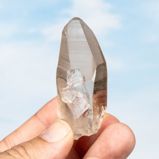 Smoky Lemurian Seed Quartz Crystal 49 g 59x28mm - InnerVision Crystals