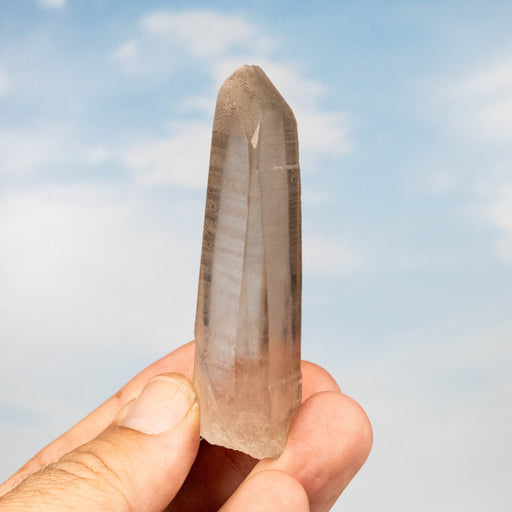 Smoky Lemurian Seed Quartz Crystal 65 g 79x30mm - InnerVision Crystals