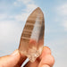 Smoky Lemurian Seed Quartz Crystal 71 g 76x34mm - InnerVision Crystals