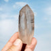 Smoky Lemurian Seed Quartz Crystal 81 g 79x33mm - InnerVision Crystals