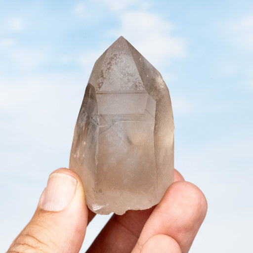 Smoky Lemurian Seed Quartz Crystal 88 g 62x39mm - InnerVision Crystals