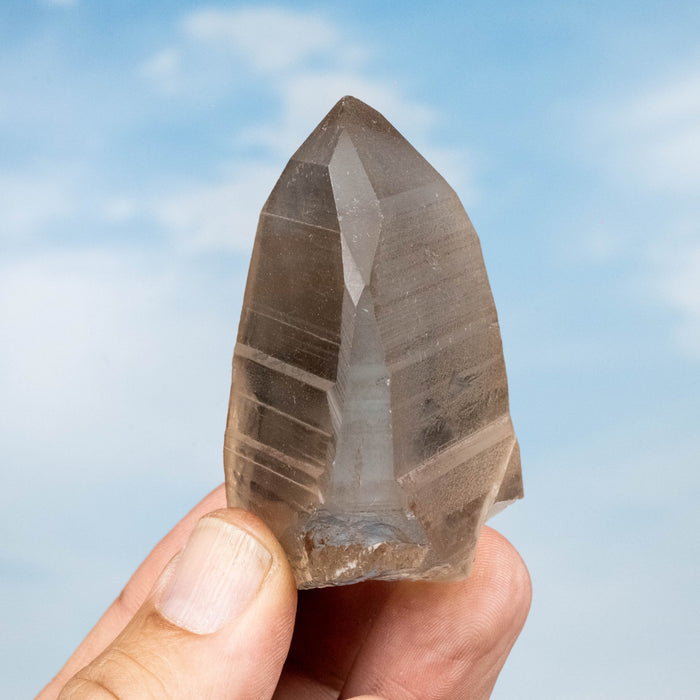 Smoky Lemurian Seed Quartz Crystal 97 g 62x44mm - InnerVision Crystals